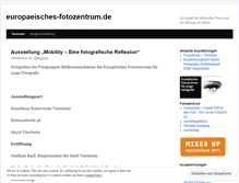 Tablet Screenshot of europaeischesfotozentrum.wordpress.com