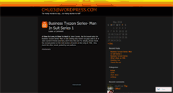 Desktop Screenshot of chu03.wordpress.com