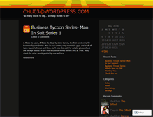 Tablet Screenshot of chu03.wordpress.com