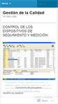 Mobile Screenshot of gestioncalidad.wordpress.com