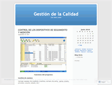 Tablet Screenshot of gestioncalidad.wordpress.com