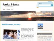 Tablet Screenshot of jessinfante.wordpress.com