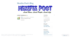 Desktop Screenshot of menifeepost.wordpress.com