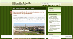 Desktop Screenshot of elgiraldillodesevilla.wordpress.com