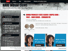 Tablet Screenshot of indiacoin.wordpress.com