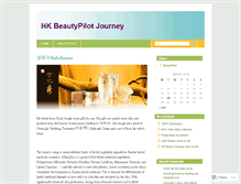 Tablet Screenshot of beautypilot.wordpress.com