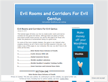 Tablet Screenshot of evilroomsandcorridors.wordpress.com