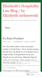 Mobile Screenshot of elizabethardanowski.wordpress.com