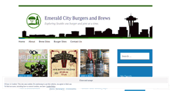 Desktop Screenshot of emeraldcityburgersbrews.wordpress.com