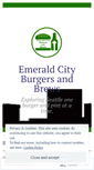 Mobile Screenshot of emeraldcityburgersbrews.wordpress.com