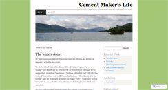 Desktop Screenshot of cementmakerslife.wordpress.com