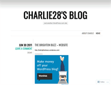 Tablet Screenshot of charlie28.wordpress.com