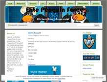 Tablet Screenshot of elitepenguinforceofcp.wordpress.com
