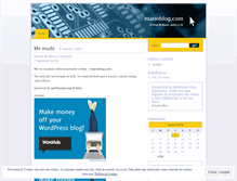 Tablet Screenshot of marioblog.wordpress.com