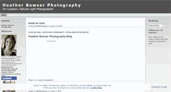 Desktop Screenshot of heatherbowser.wordpress.com