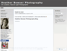 Tablet Screenshot of heatherbowser.wordpress.com