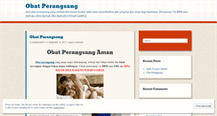 Desktop Screenshot of obatperangsang7.wordpress.com