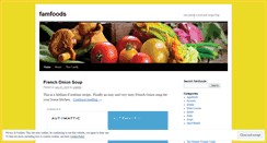 Desktop Screenshot of famfoods.wordpress.com