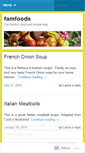 Mobile Screenshot of famfoods.wordpress.com