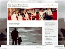 Tablet Screenshot of ourfamilybiblestudy.wordpress.com