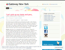 Tablet Screenshot of gatewaynewyork.wordpress.com