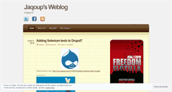 Desktop Screenshot of jaqoup.wordpress.com