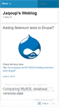 Mobile Screenshot of jaqoup.wordpress.com