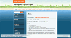 Desktop Screenshot of hopechapelosaka.wordpress.com