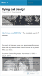 Mobile Screenshot of flyingcatblog.wordpress.com