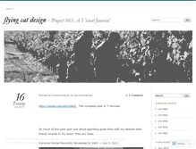 Tablet Screenshot of flyingcatblog.wordpress.com