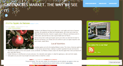 Desktop Screenshot of greenacresmarket.wordpress.com