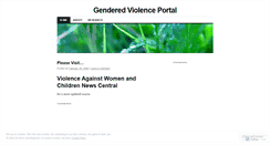 Desktop Screenshot of genderedviolence.wordpress.com