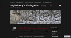 Desktop Screenshot of confessionsofableedingheart.wordpress.com