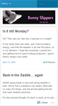 Mobile Screenshot of bunnyslippers.wordpress.com