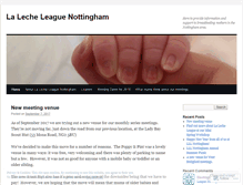 Tablet Screenshot of lllnottingham.wordpress.com