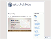 Tablet Screenshot of andrewblackdesign.wordpress.com