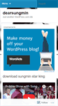 Mobile Screenshot of dearsungmin.wordpress.com
