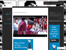 Tablet Screenshot of dearsungmin.wordpress.com