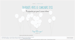 Desktop Screenshot of ifsiconcours.wordpress.com