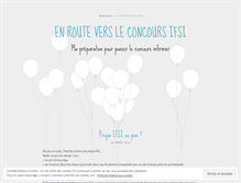 Tablet Screenshot of ifsiconcours.wordpress.com