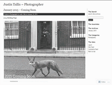 Tablet Screenshot of justintallis.wordpress.com