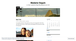 Desktop Screenshot of madameseguin.wordpress.com