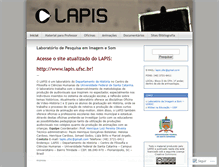 Tablet Screenshot of lapisufsc.wordpress.com