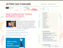 Tablet Screenshot of childcarecrossroads.wordpress.com