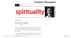 Desktop Screenshot of carolinethompson.wordpress.com