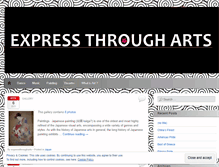 Tablet Screenshot of expressthrougharts.wordpress.com