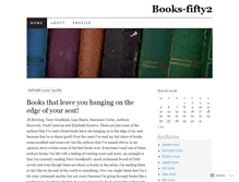 Tablet Screenshot of booksfifty2.wordpress.com