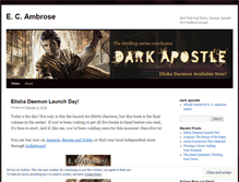 Tablet Screenshot of ecambrose.wordpress.com