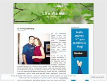 Tablet Screenshot of lifeviame.wordpress.com