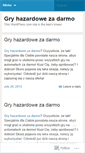 Mobile Screenshot of gryhazardowezadarmoo.wordpress.com
